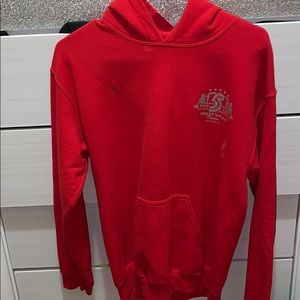 Red Columbus hollywood casino hoodie.
